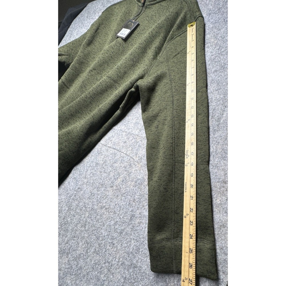 Victory Sportswear Fleece Pullover Mens XXL‎ Olive Quarter Zip Long Sleeve - Picture 6 of 13